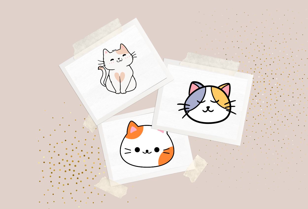 CUTE CAT DRAWING IDEAS