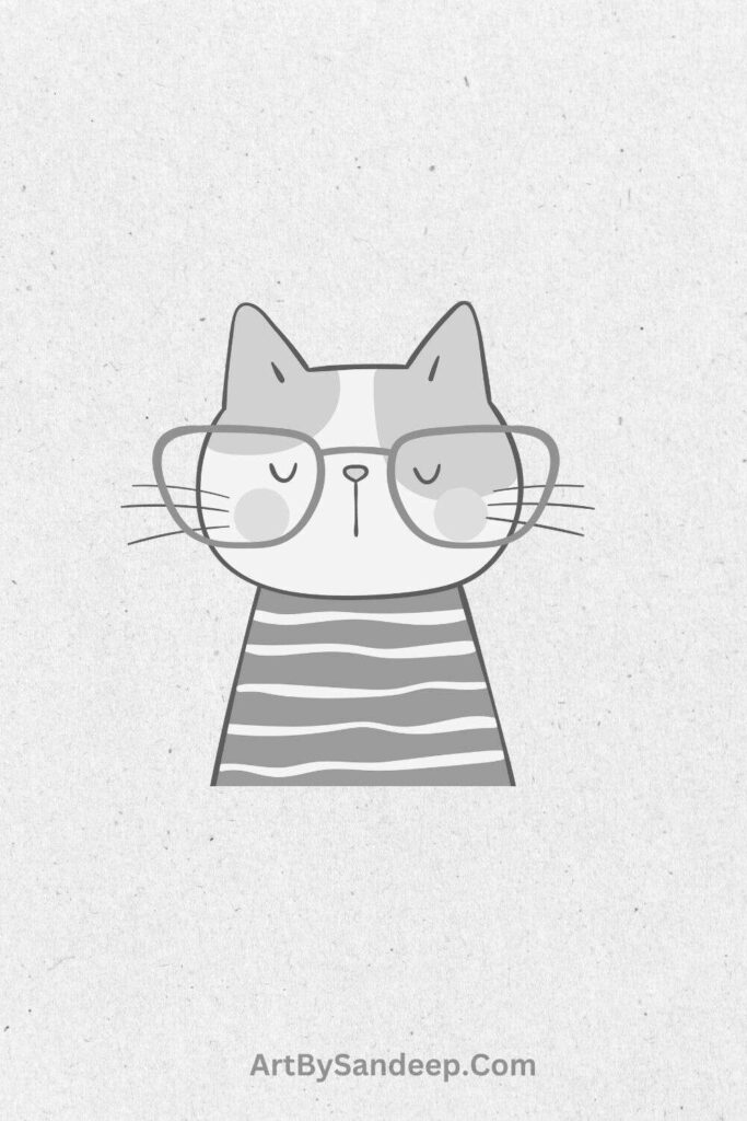 Cat Drawing Face