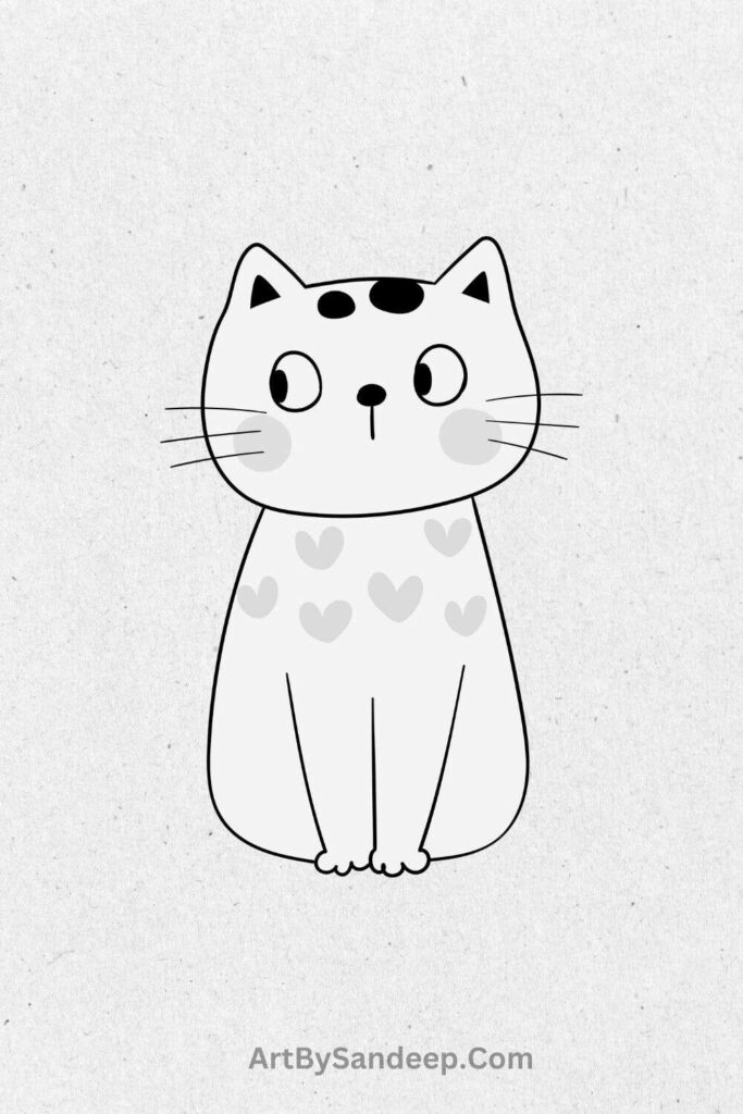 Cat Drawing Sketch