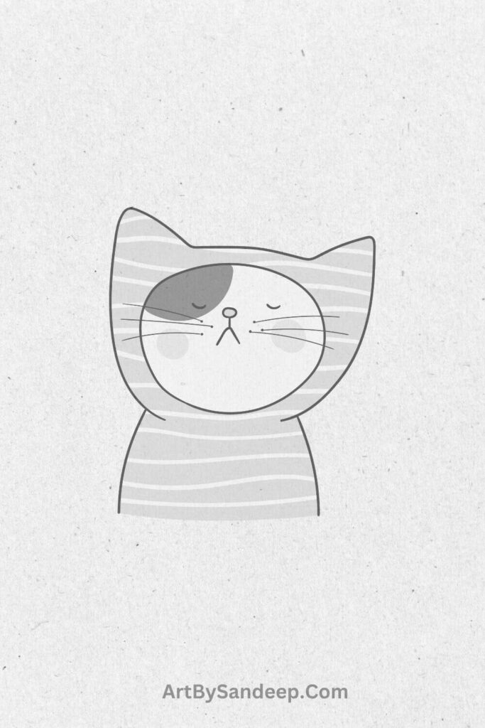 Cute Cat Drawinmg Ideas for beginners