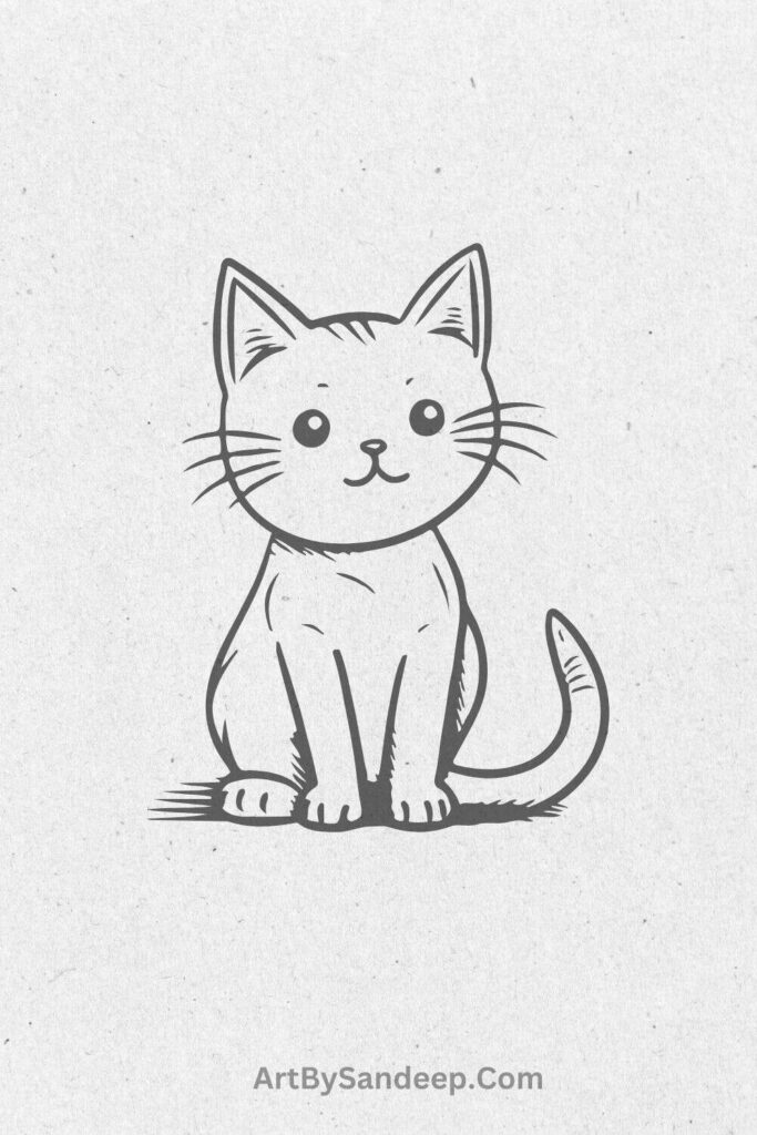 Drawing Of A Cat