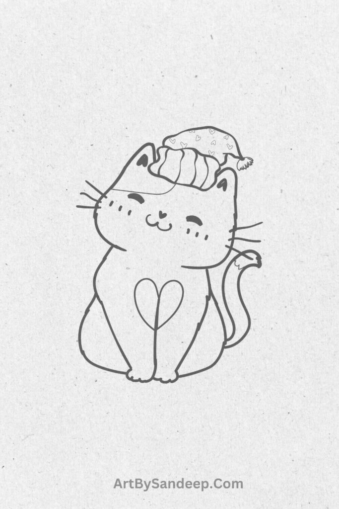 Kitty Cat Drawing