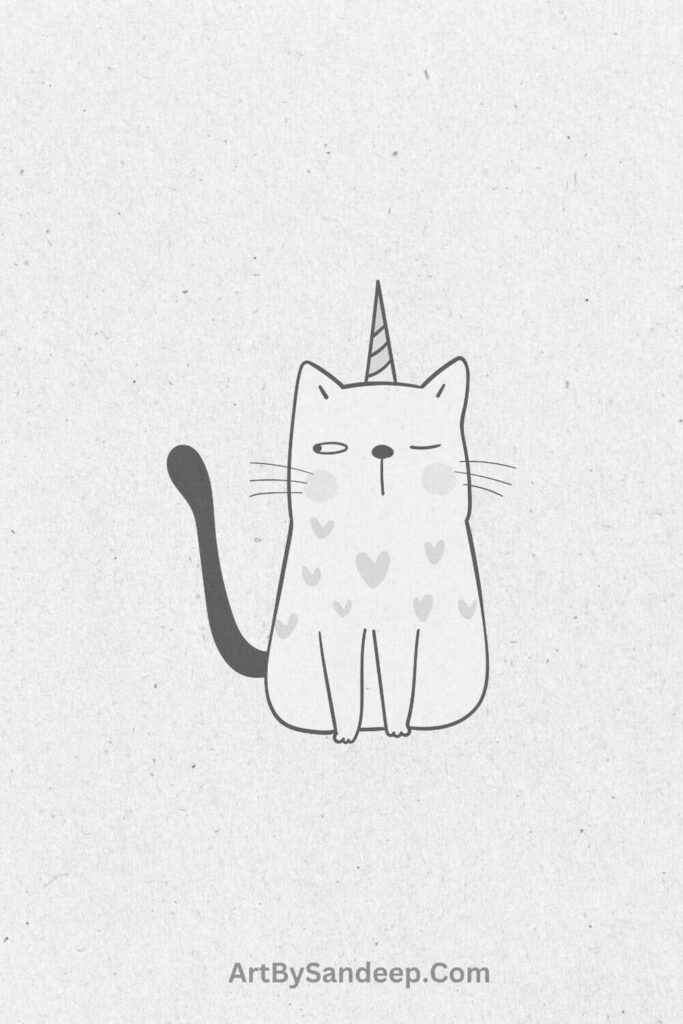 happy Cat Drawing Ideas