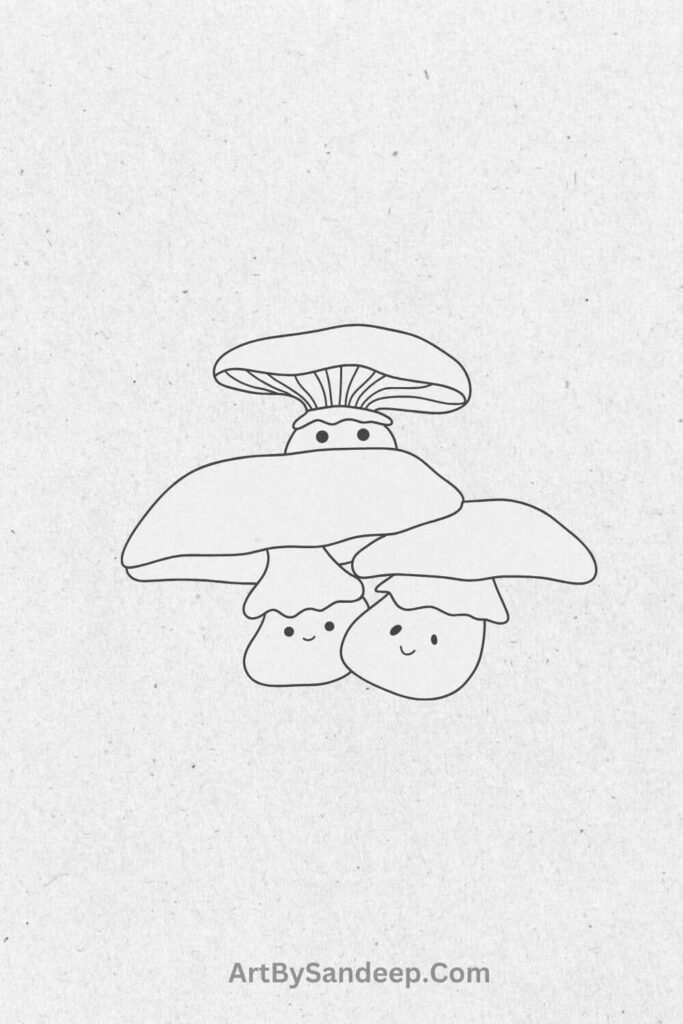 Mushroom Pictures Drawing