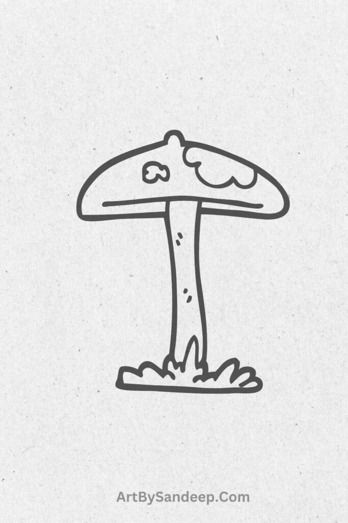 Mushroom Drawing Ideas