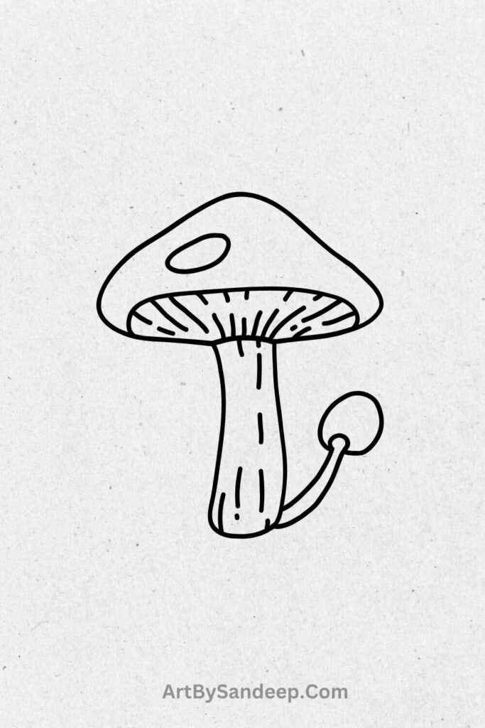 Mushroom Drawing