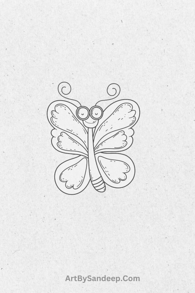 butterfly drawing tattoo