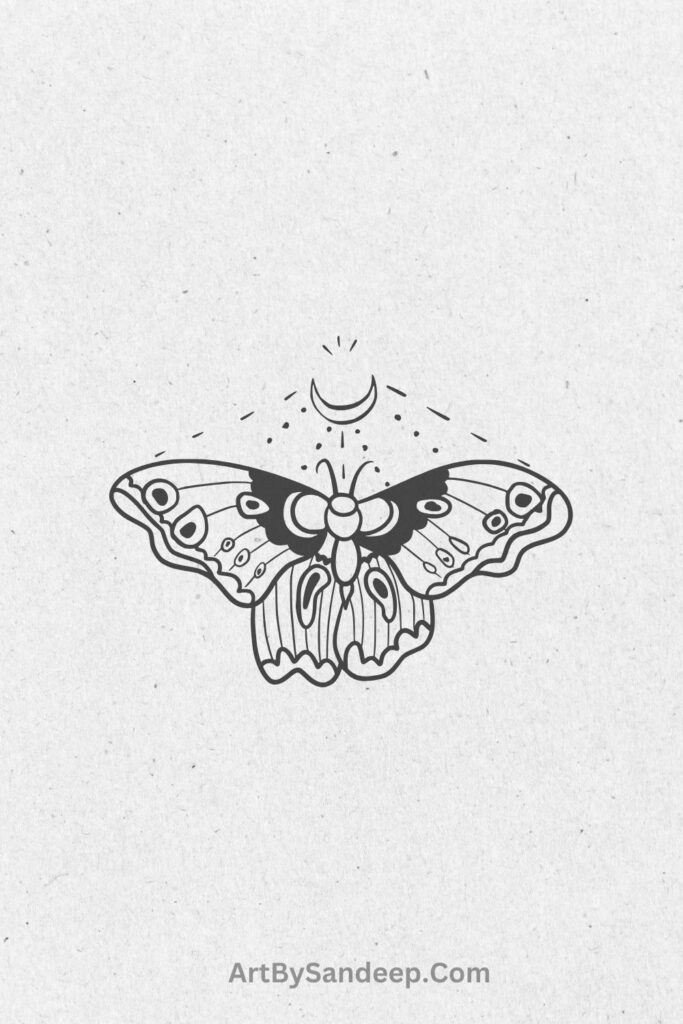 butterfly drawing ideas