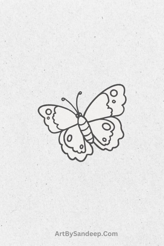 Cute butterfly drawing ideas