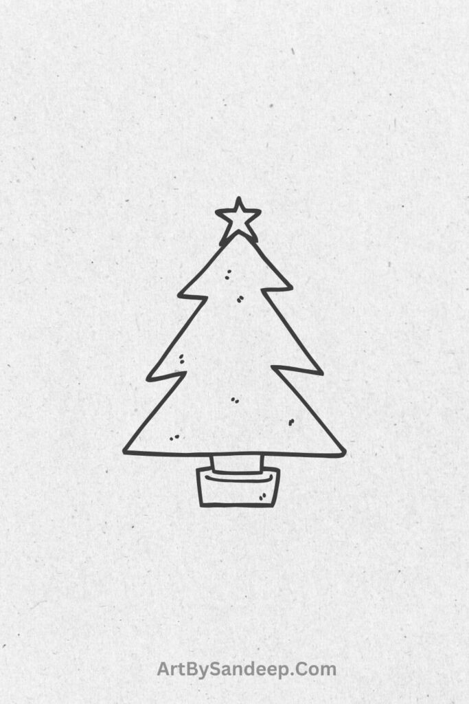 christmas tree designs drawing 2024-25