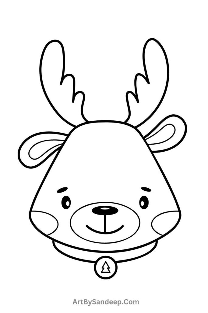 2024 cute christmas coloring pages