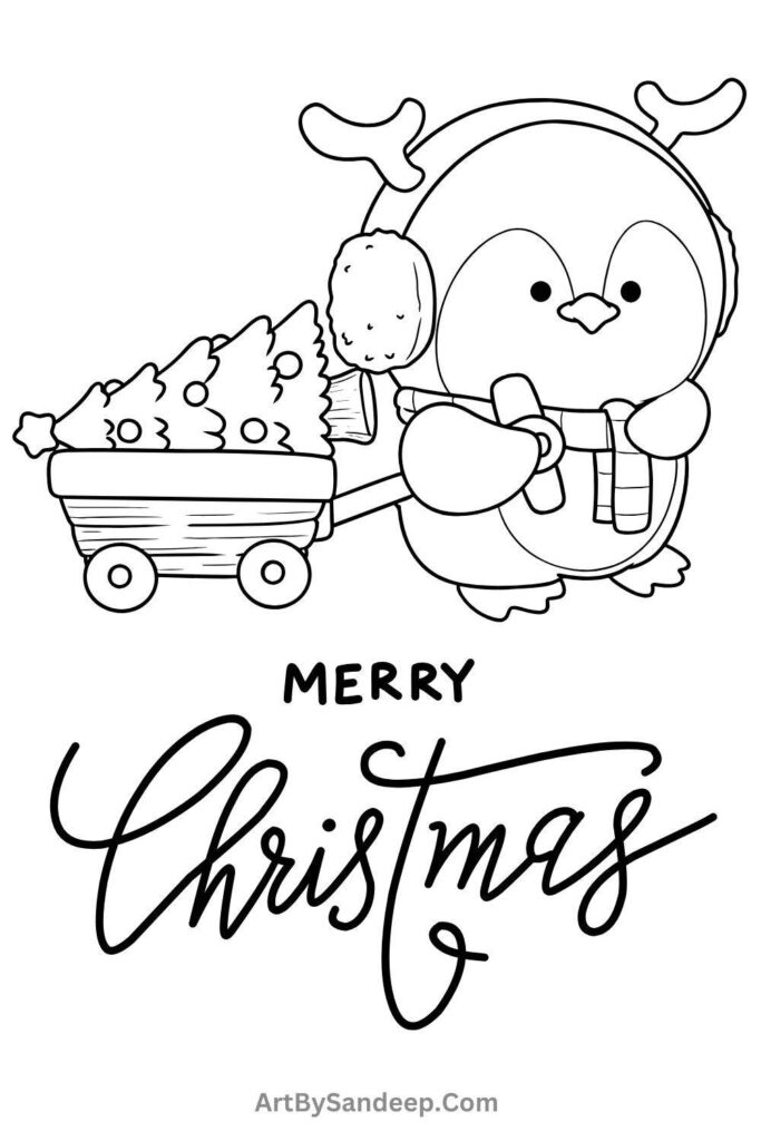 2024 disney christmas coloring pages