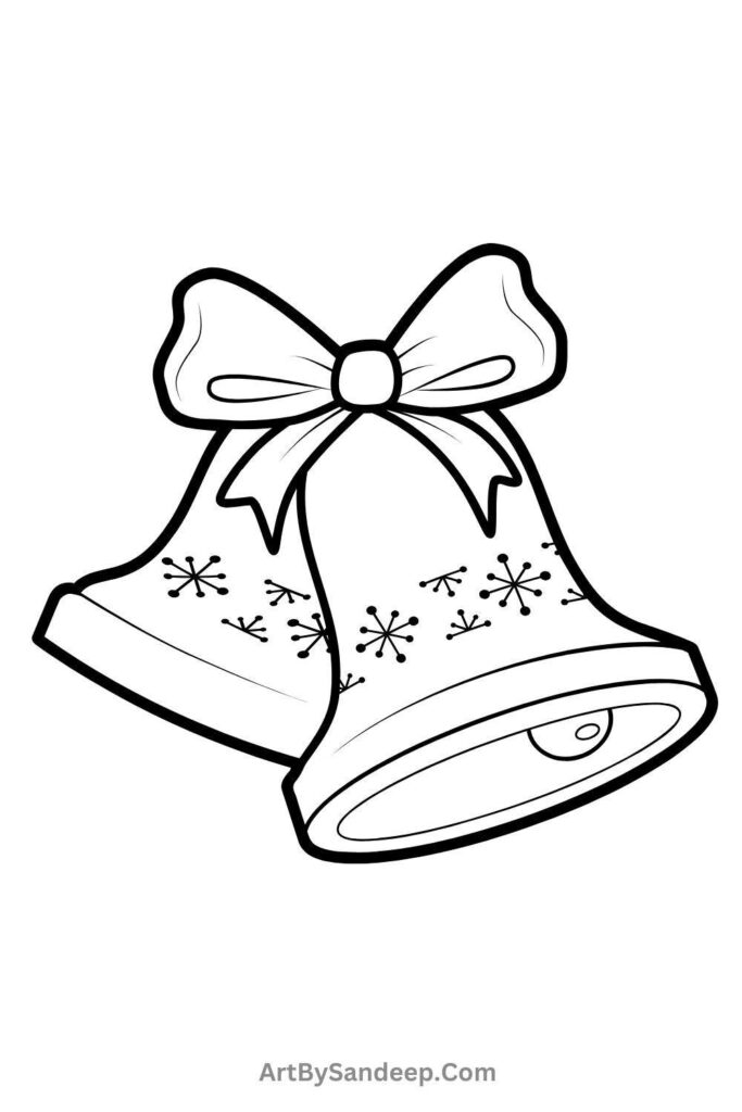 2024christmas tree coloring pages