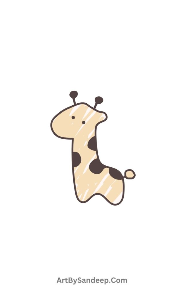 Baby Giraffe Drawing