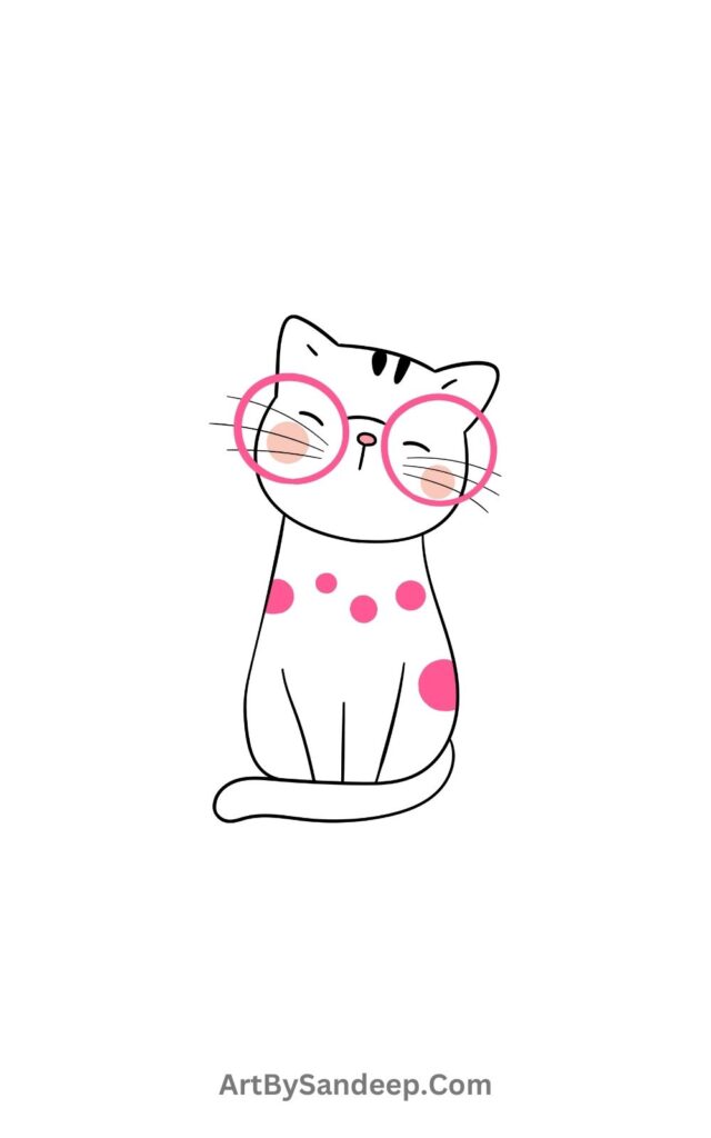 Chamiss Cute Cat Drawing