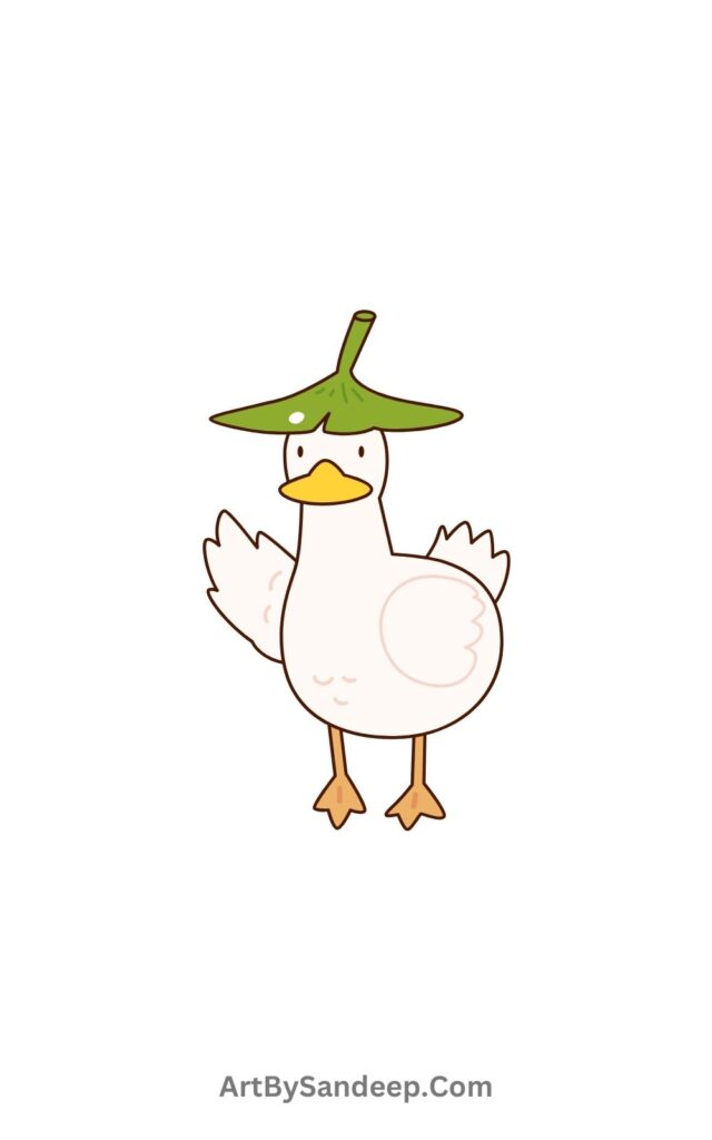 Cute Duck Drawing