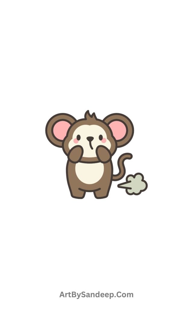 Cute Little Mouse Drawing