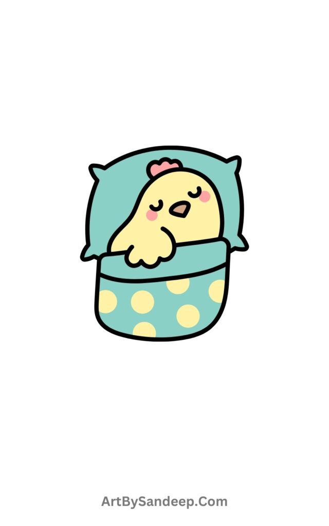 Cute Sleeping Chick​