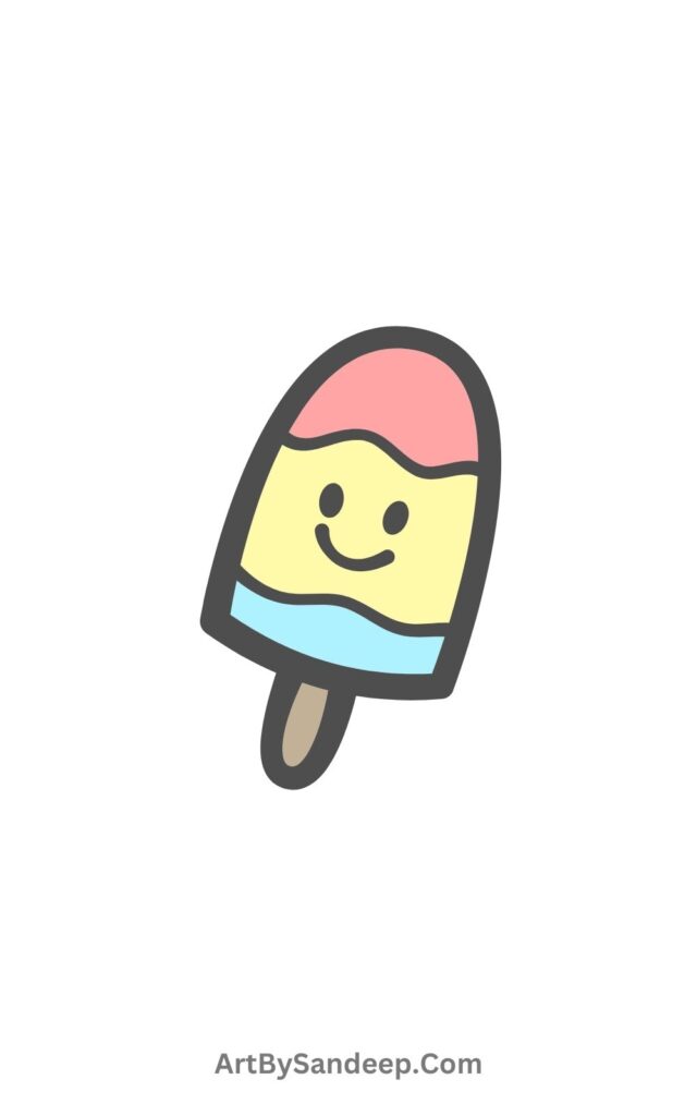 Smiley Face Popsicle