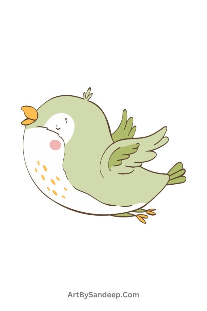 bird cute drawing