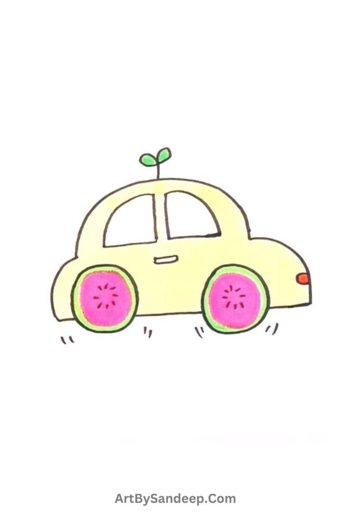 car drawing