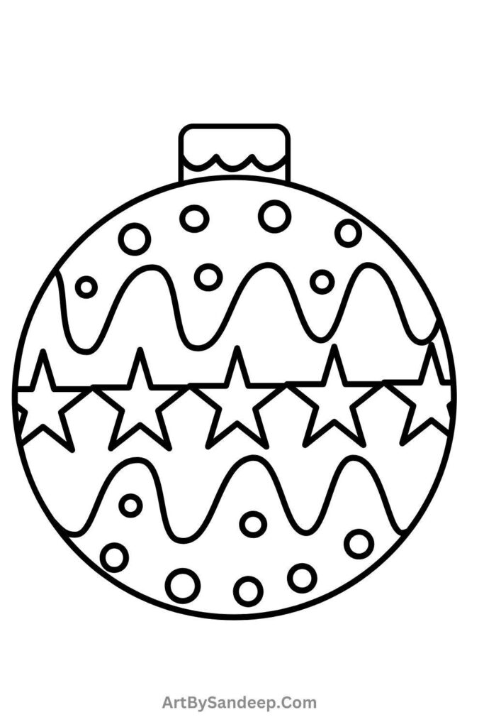 christmas cake coloring pages