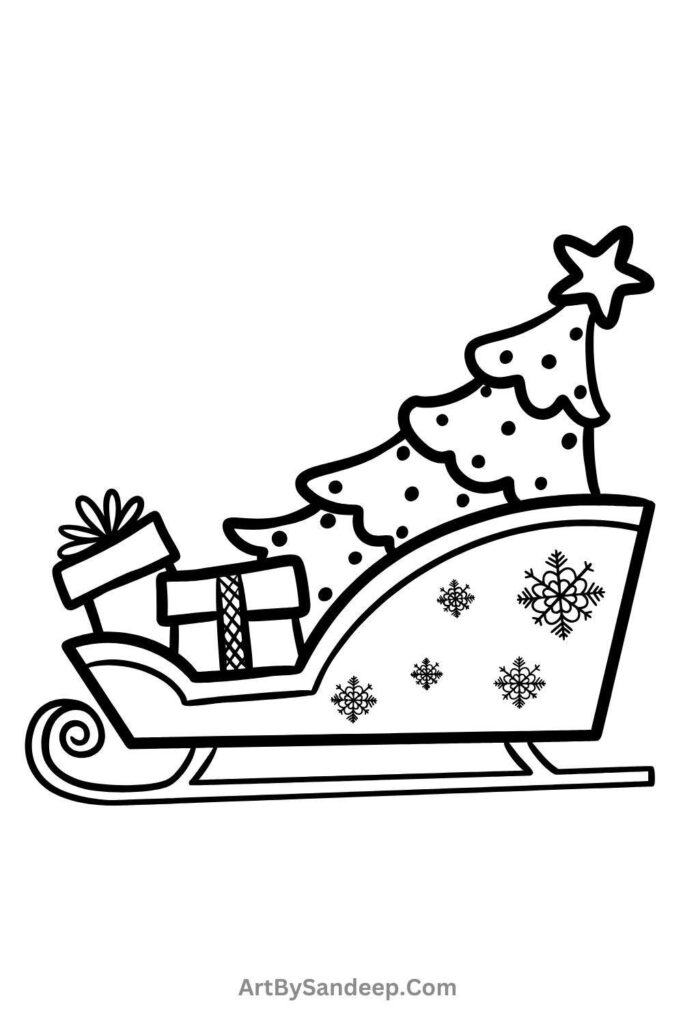 christmas coloring pages for kids 2024