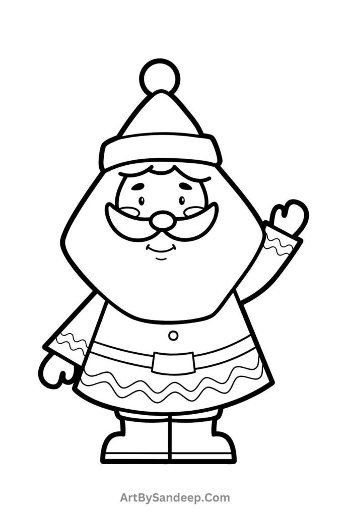 coloring pages christmas 2024