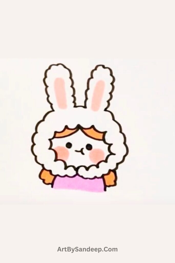 cute bunnny drawing