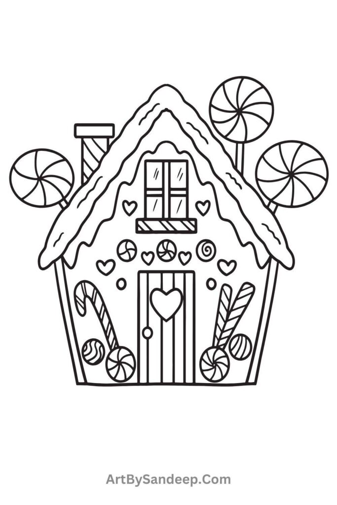 cute christmas coloring pages