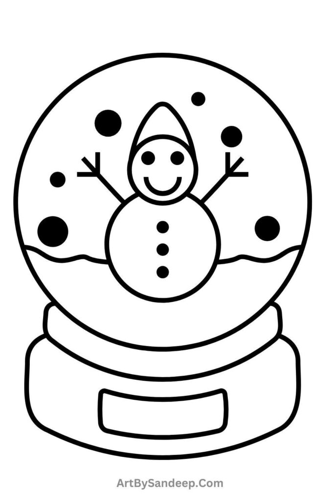 cute christmas tree coloring pages 2024