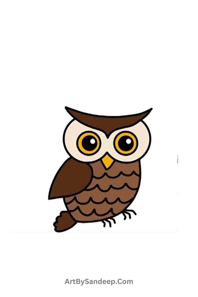 cute owl drawing ideas