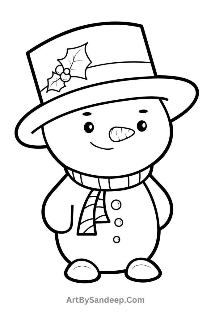 easy christmas ornaments coloring pages