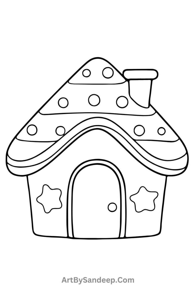 home christmas coloring pages