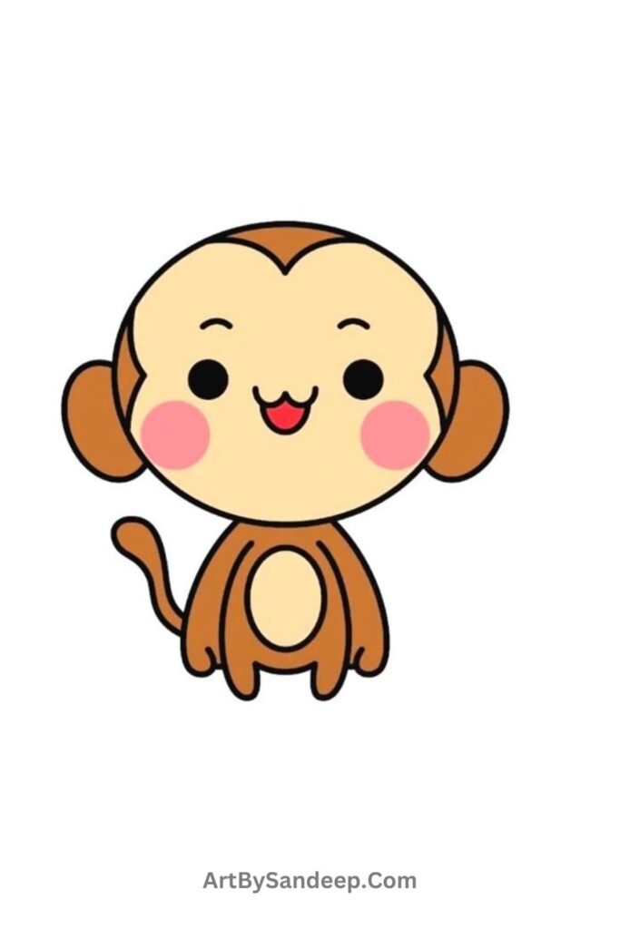 monkey drawing