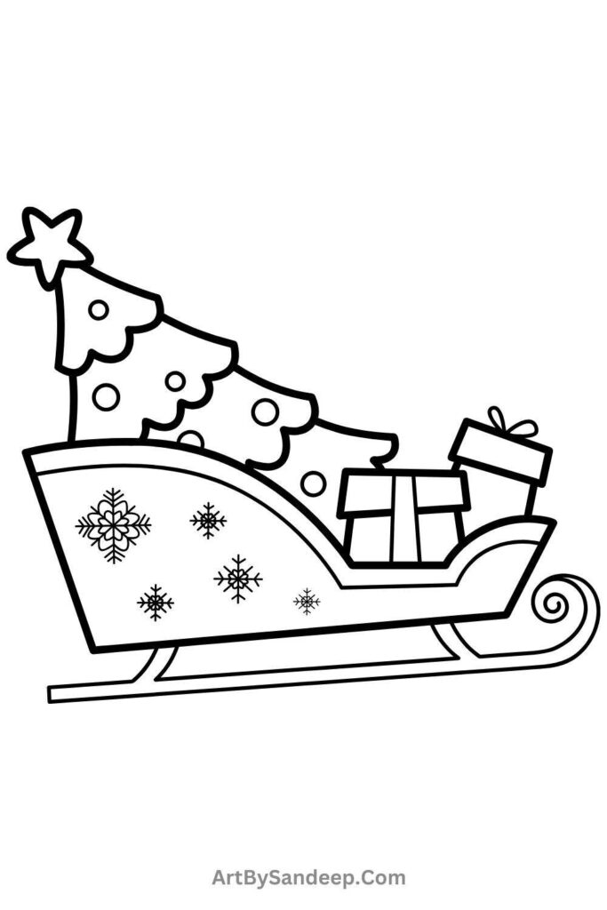 printable christmas coloring pages 2024