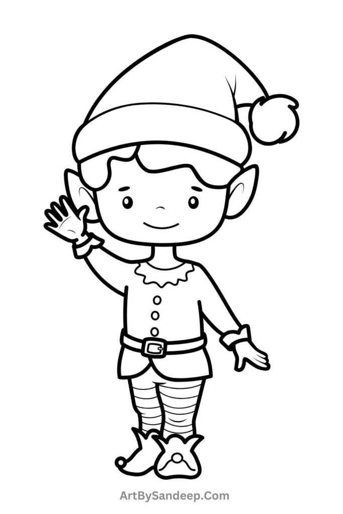 printable full page christmas coloring pages for adults 2024