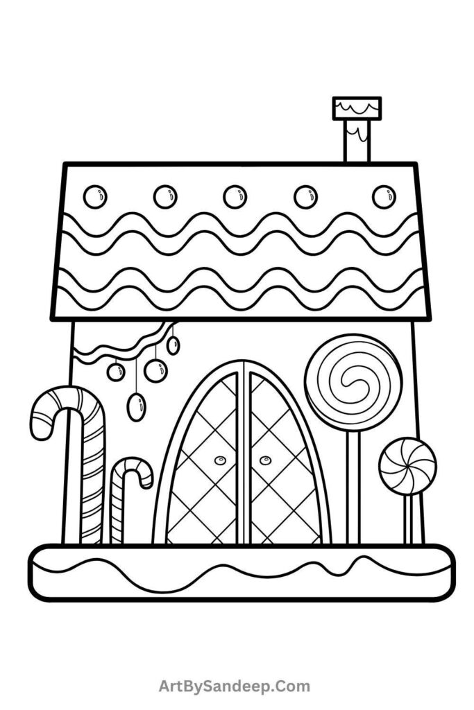 printable merry christmas coloring pages 2024