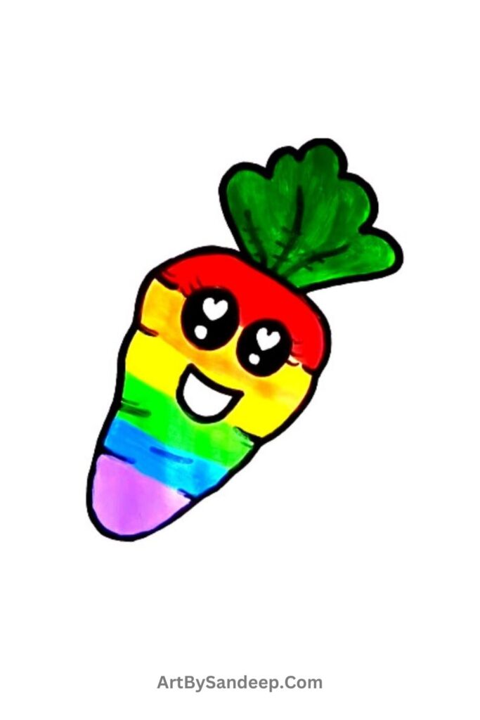 vegitable cute drawing