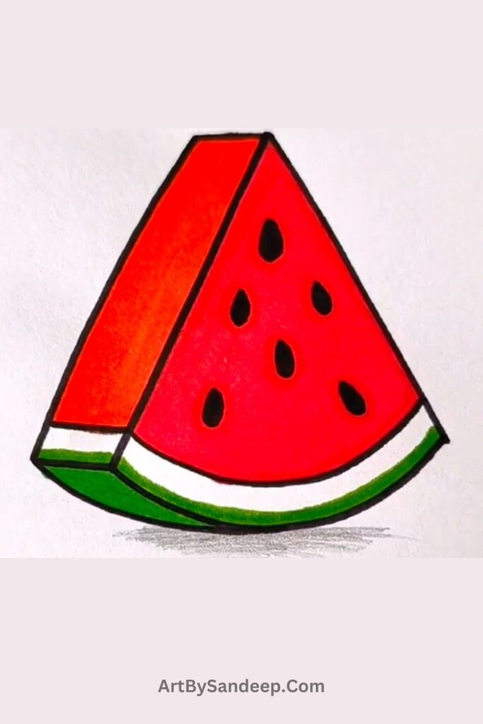 watermelon drawing